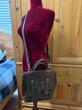 hand made leather bag